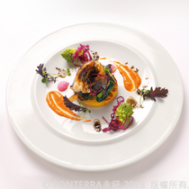 【Marco Lotito】奶油福氣魚佐紅椒醬Hoki fish fillet with gnocchi semolino and red pepper sauce