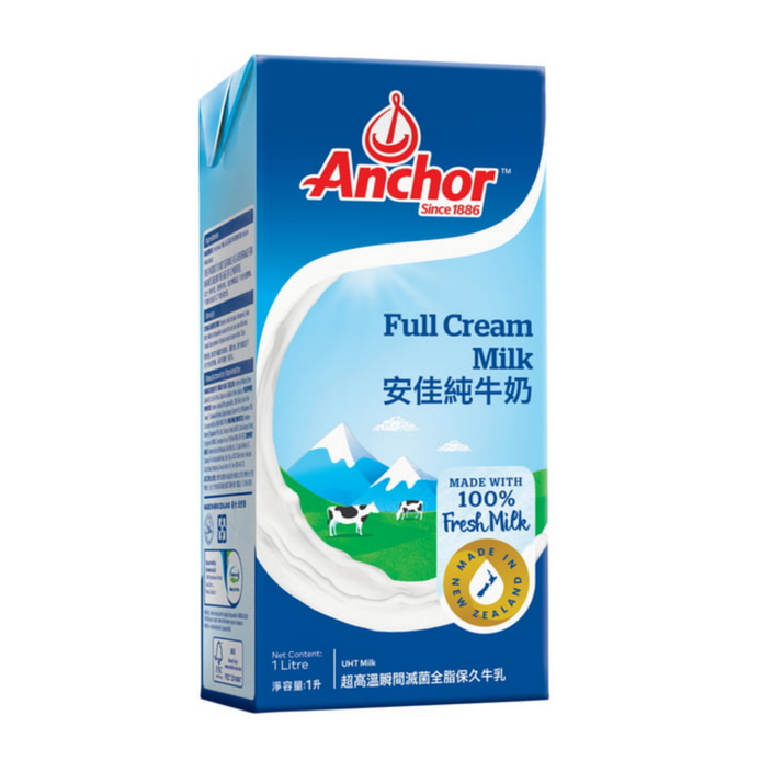 安佳純牛奶 1LAnchor UHT Full Cream Milk 12*1L
